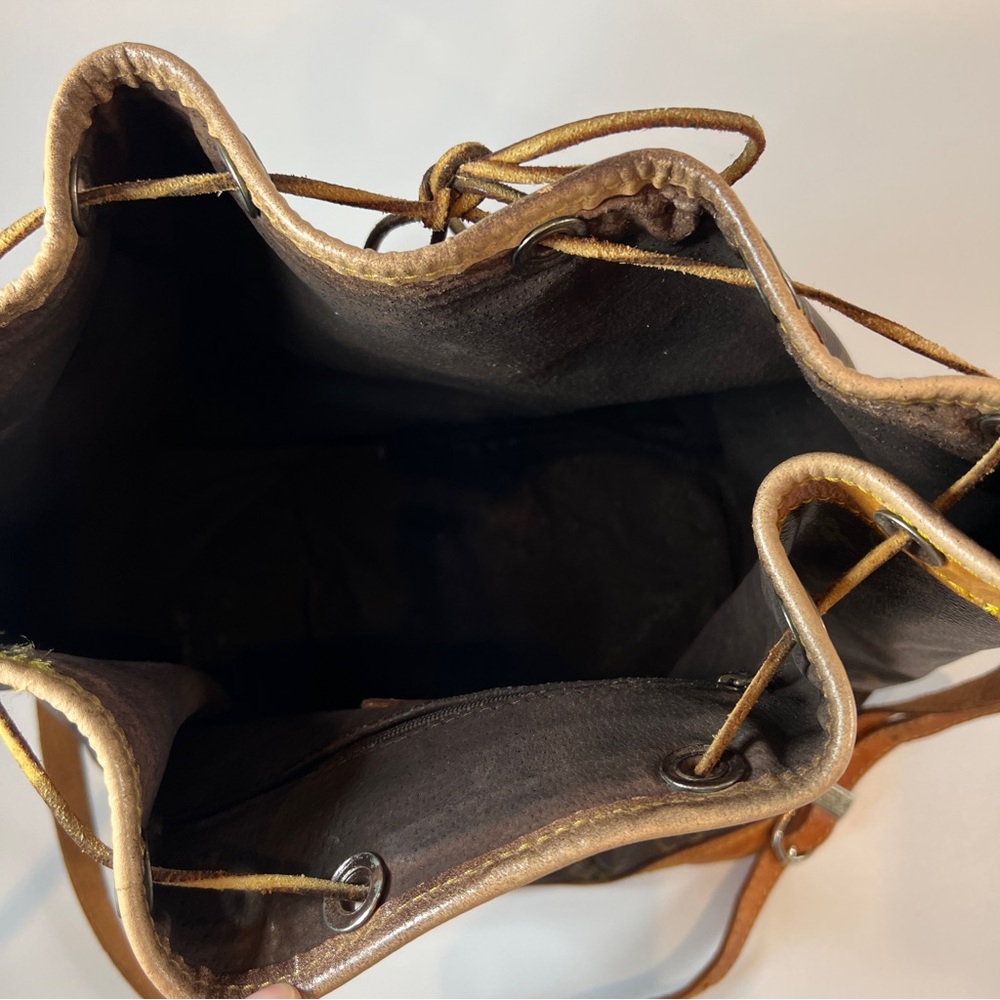 VTG Louis Vuitton Brown Monogram Bucket Bag - Picture 5 of 15